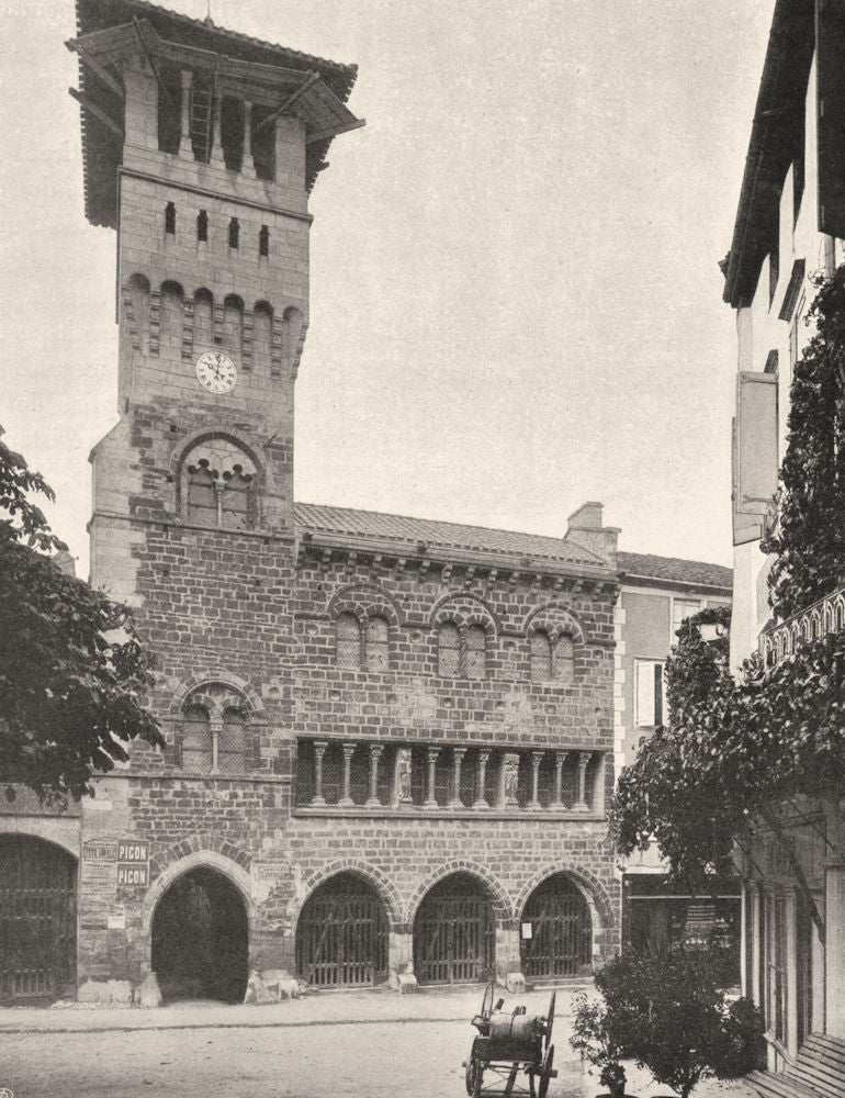 TARN-ET-GARONNE. Saint-Antonin- Ancien hôtel de ville 1903 old antique print